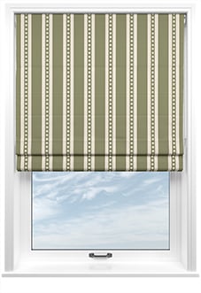 The British Stripe Co. Edgar, Derwent No.1 - Roman Blind